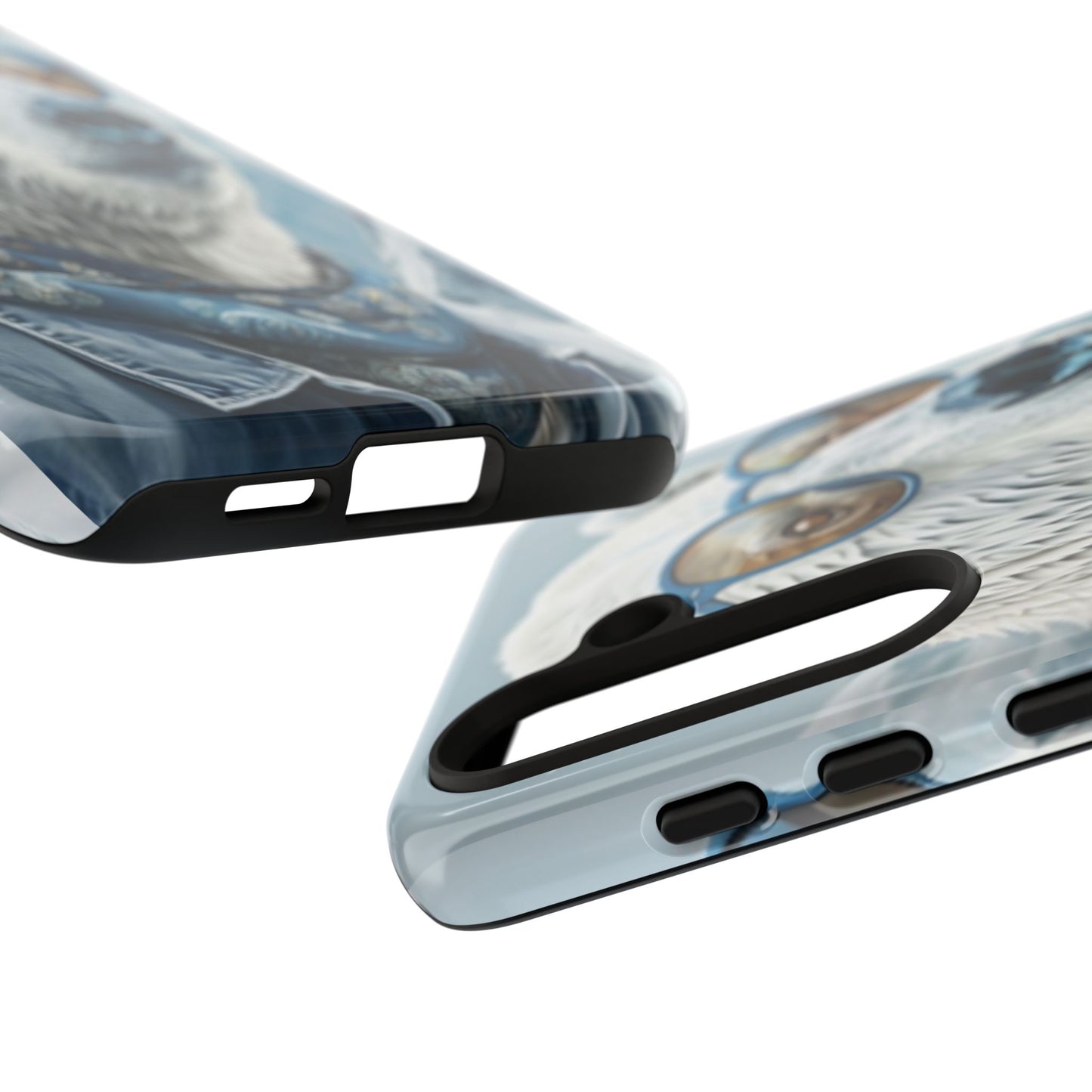 "Urban Zen Polar Bear" Mobile Phone Case (blue)