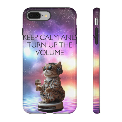 "Keep calm and turn up the Volume" Mobile Phone Case (mix)