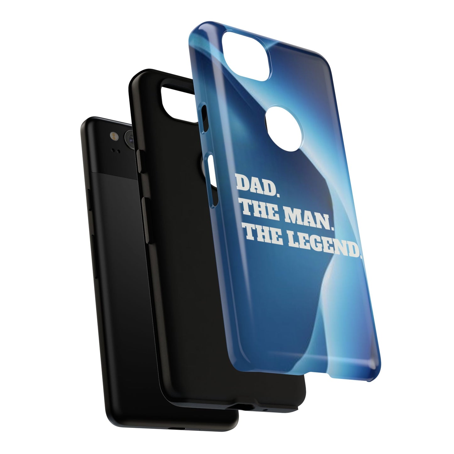 "Dad.  The Man.  The Legend" Mobile Phone Case (blue)