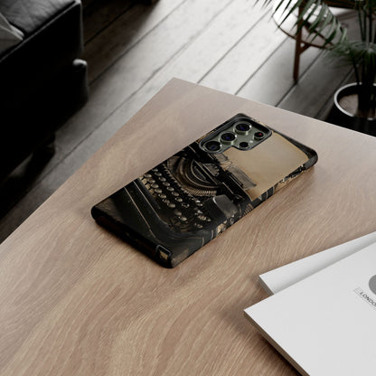 "Fade in. A Writer at the Cusp of Genius" Mobile Phone Case