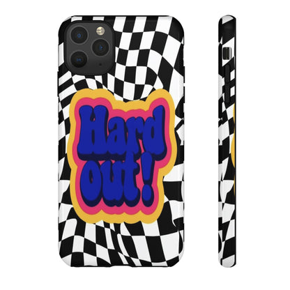 "Hard Out" Mobile Phone Case (blue)