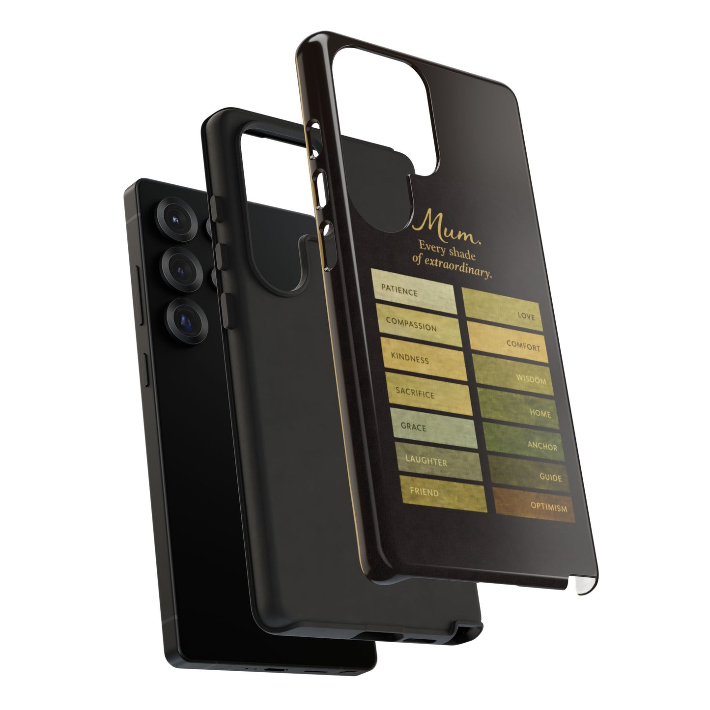 "Every Shade of Extraordinary" Mobile Phone Case (green)