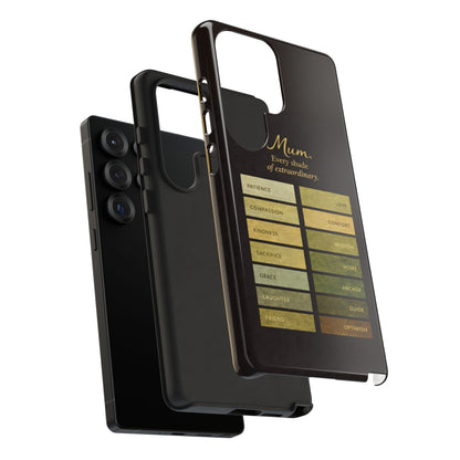 "Every Shade of Extraordinary" Mobile Phone Case (green)