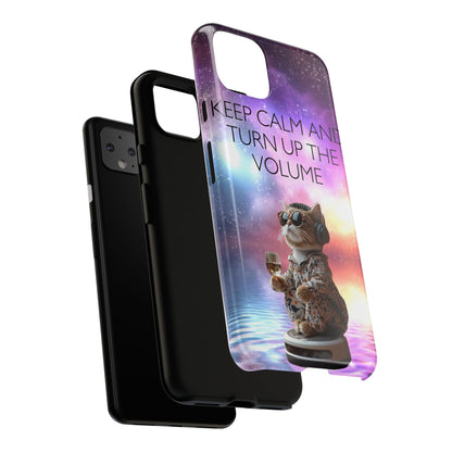 "Keep calm and turn up the Volume" Mobile Phone Case (mix)