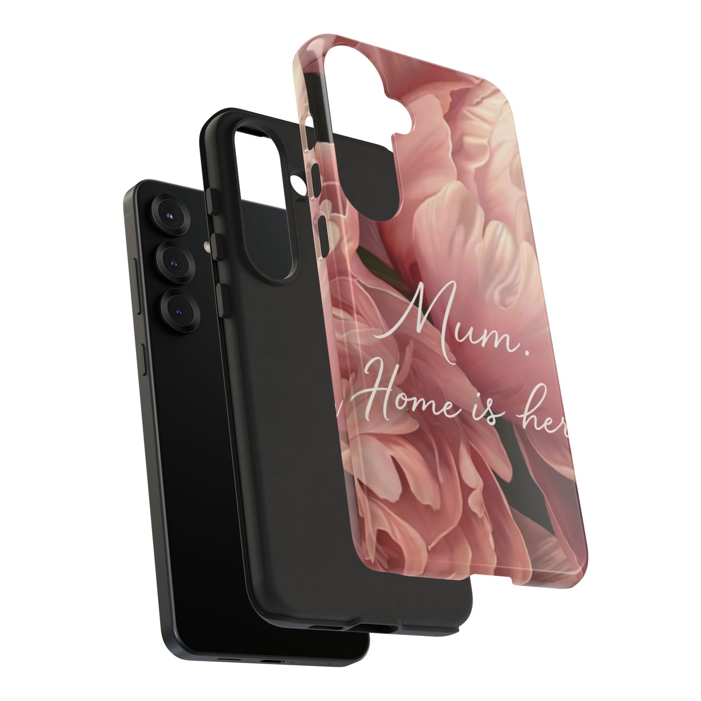 "Mum. Home is Her" Mobile Phone Case