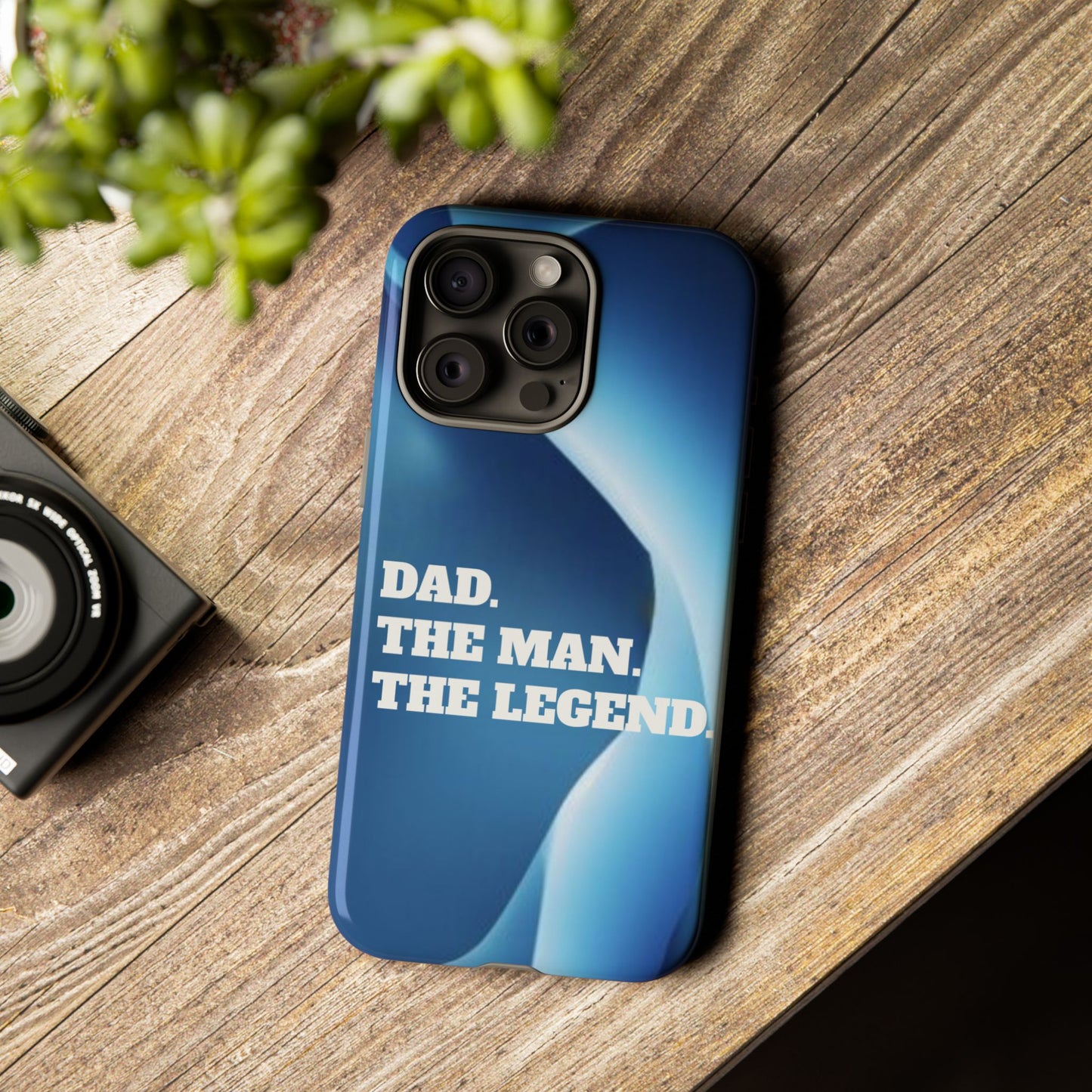 "Dad.  The Man.  The Legend" Mobile Phone Case (blue)