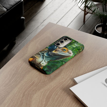"Bearded Dragon - Jungle Beats" Mobile Phone Case