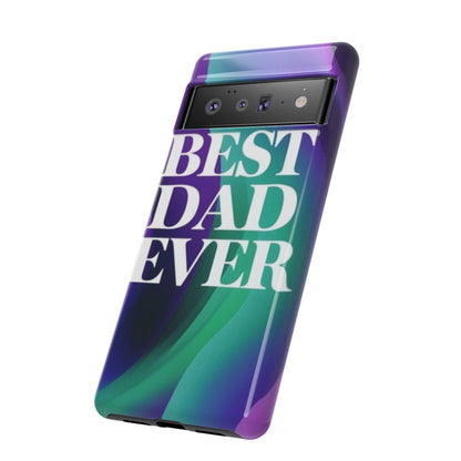 "Best Dad Ever" Mobile Phone Case (purple)