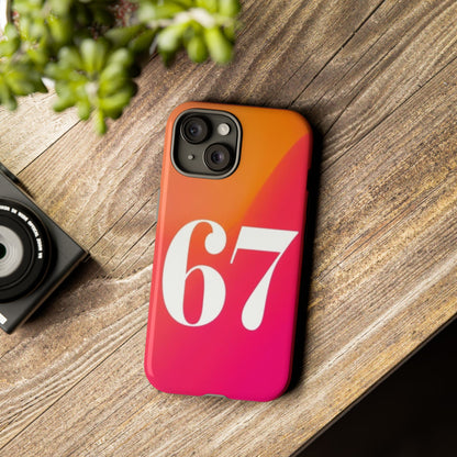 "67" Mobile Phone Case