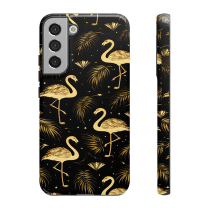 "Gold Flamingo" Mobile Phone Case
