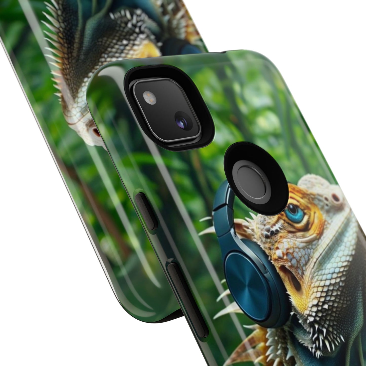"Bearded Dragon - Jungle Beats" Mobile Phone Case