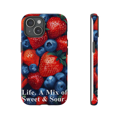 "Life. A Mix of Sweet and Sour" Mobile Phone Case