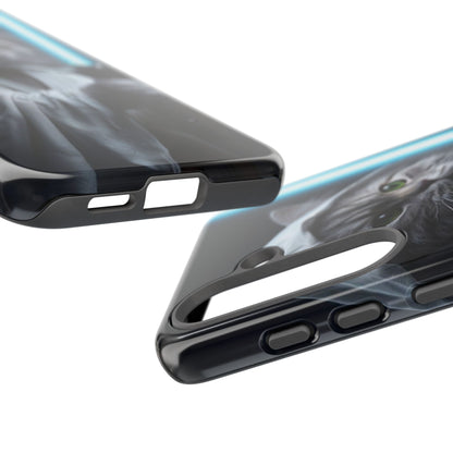 "Jedi Whisker" Mobile Phone Case (blue light sabre)