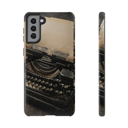 "Fade in. A Writer at the Cusp of Genius" Mobile Phone Case