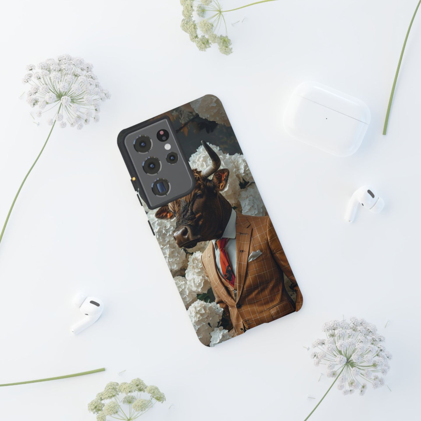"The Genteel Bull" Mobile Phone Case