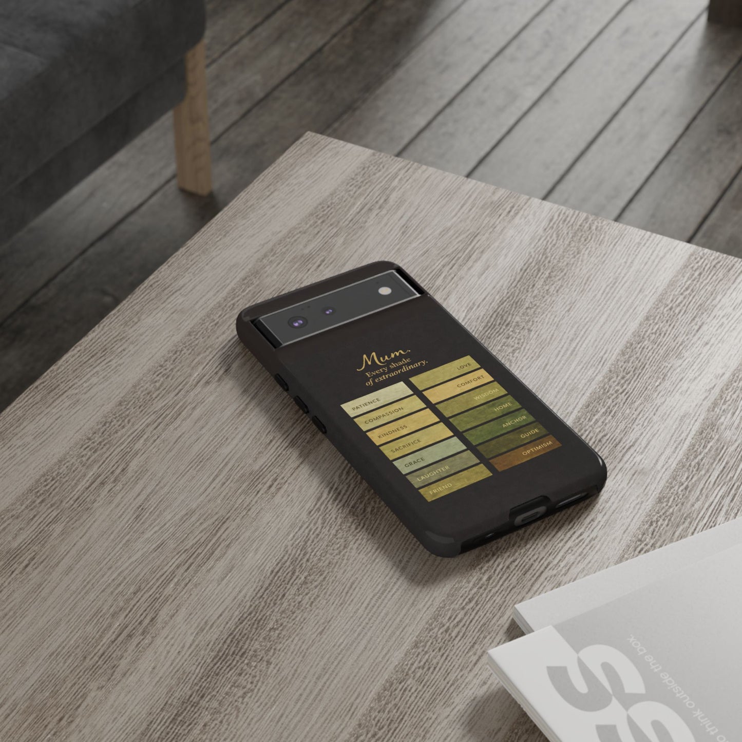 "Every Shade of Extraordinary" Mobile Phone Case (green)