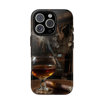 "Hot Whiskey and Cigar" Mobile Phone Case