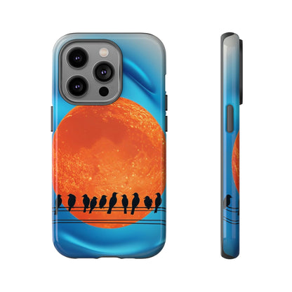 "The Feathered Assembly" Mobile Phone Case (orange)