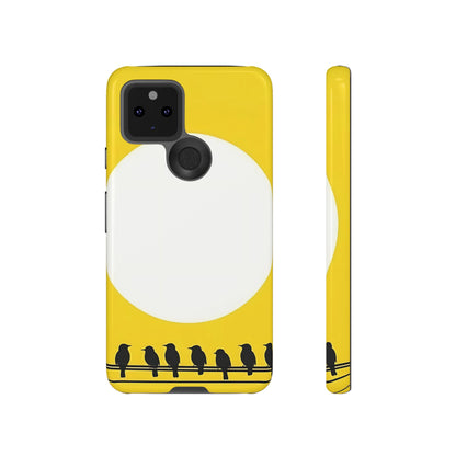"The Feathered Assembly - Yellow" Mobile Phone Case