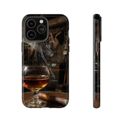 "Hot Whiskey and Cigar" Mobile Phone Case