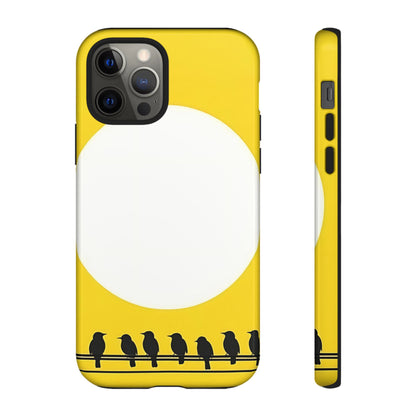 "The Feathered Assembly - Yellow" Mobile Phone Case