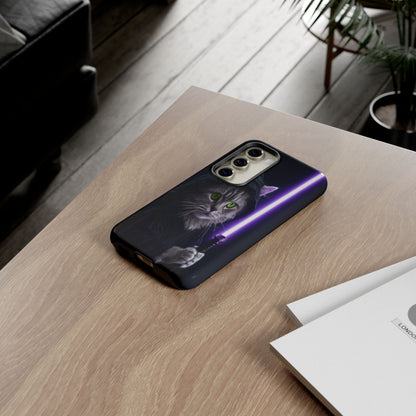 "Jedi Whisker" Mobile Phone Case (purple)