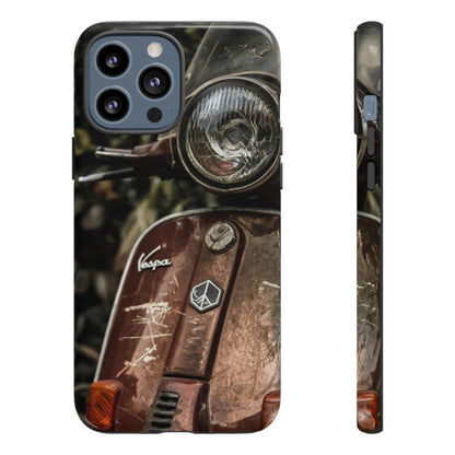 "Vespa. Old Soul, Full Tank" Mobile Phone Case