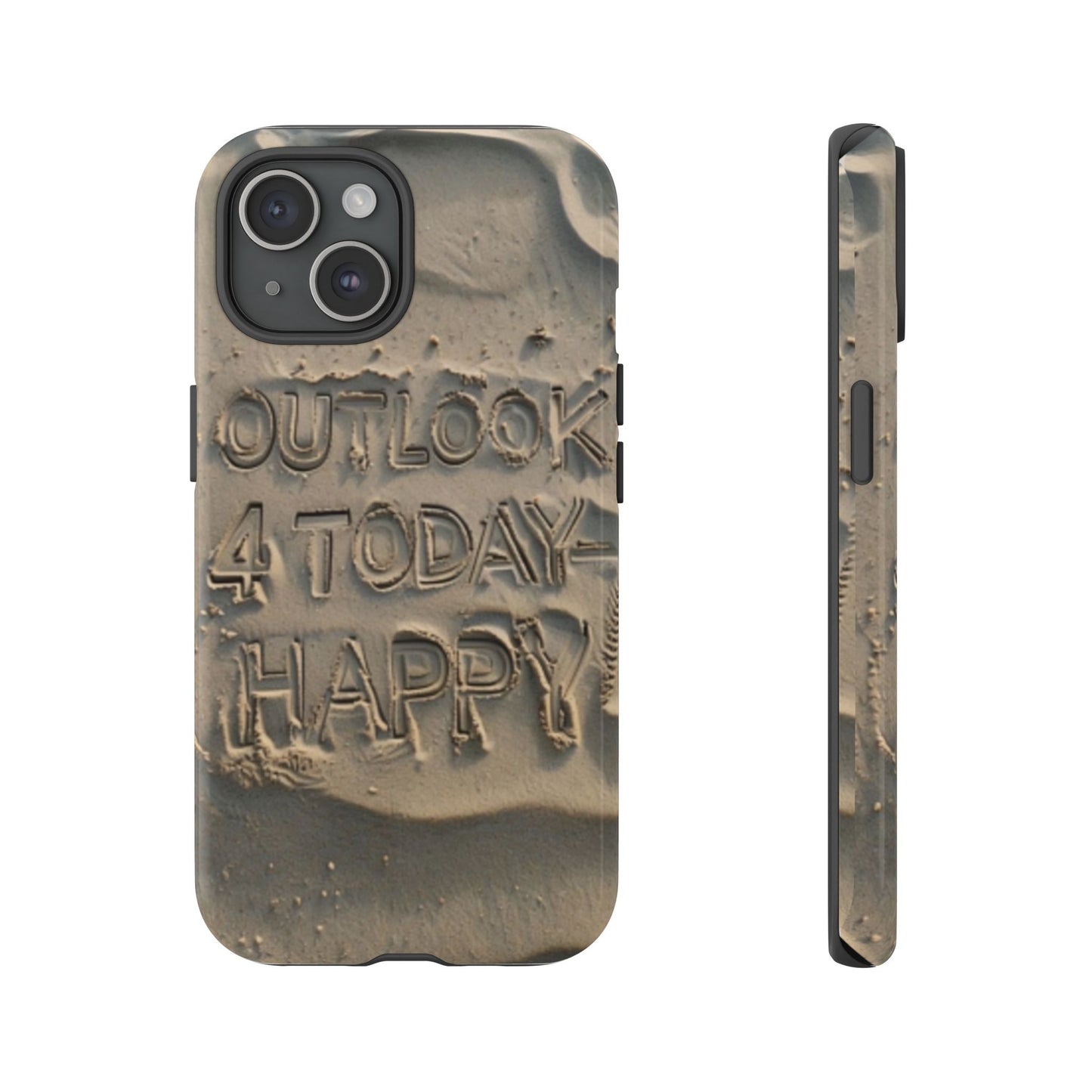 "Life is Short.  Be Happy" Mobile Phone Case