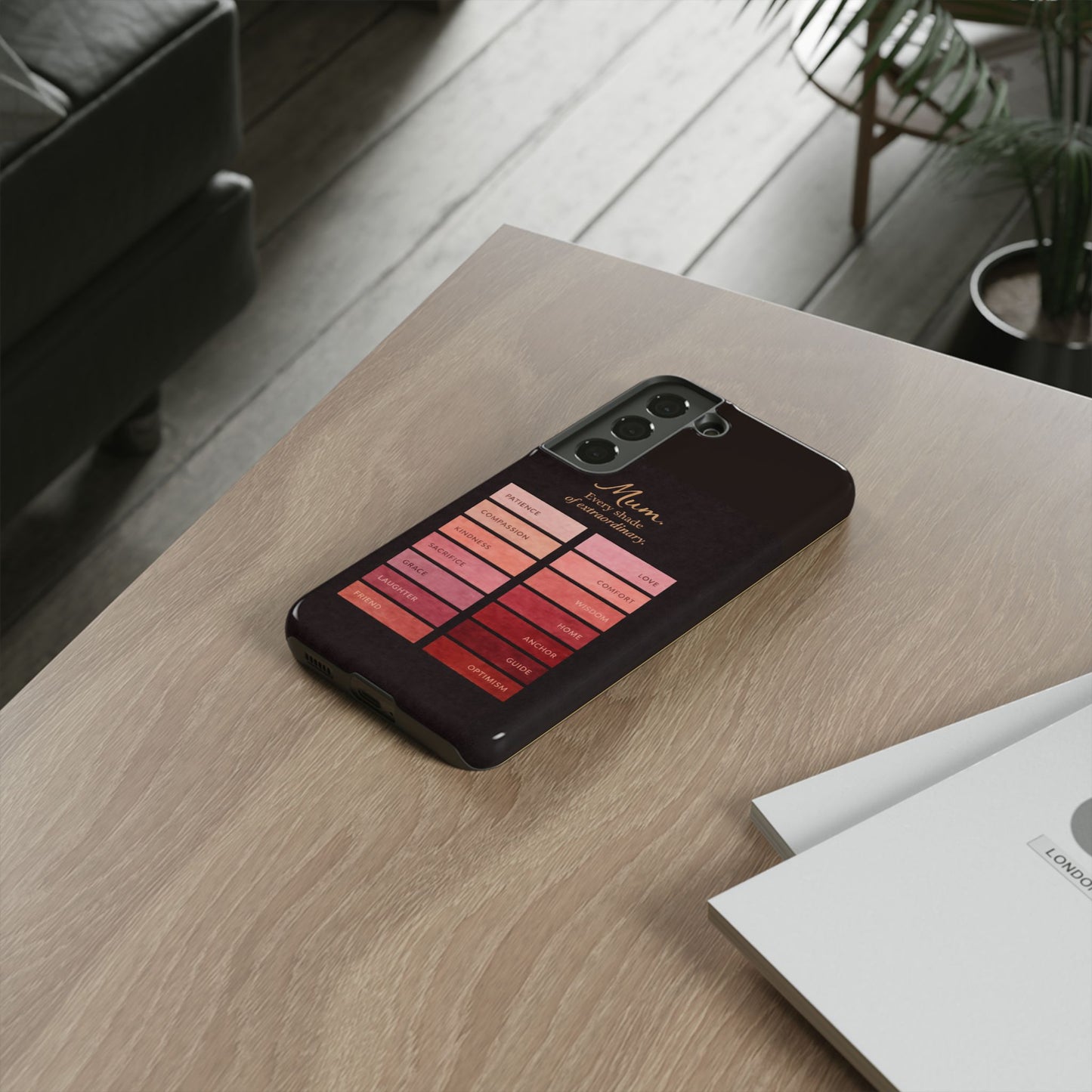 "Every Shade of Extraordinary" Mobile Phone Case (blush)
