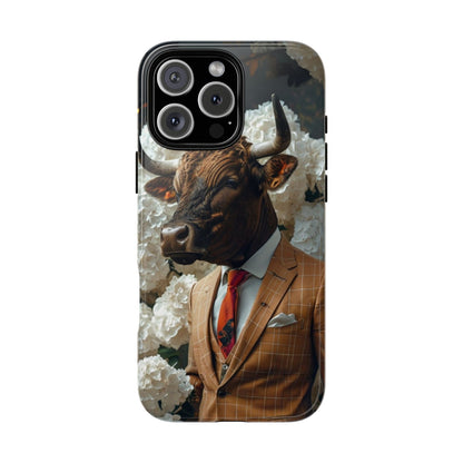 "The Genteel Bull" Mobile Phone Case
