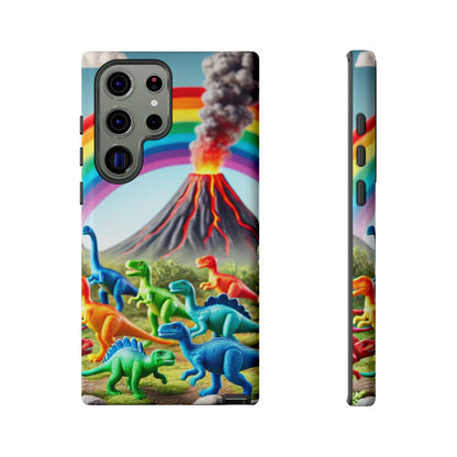 "Rainbow Dinosaurs" Mobile Phone Case