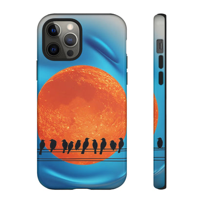 "The Feathered Assembly" Mobile Phone Case (orange)