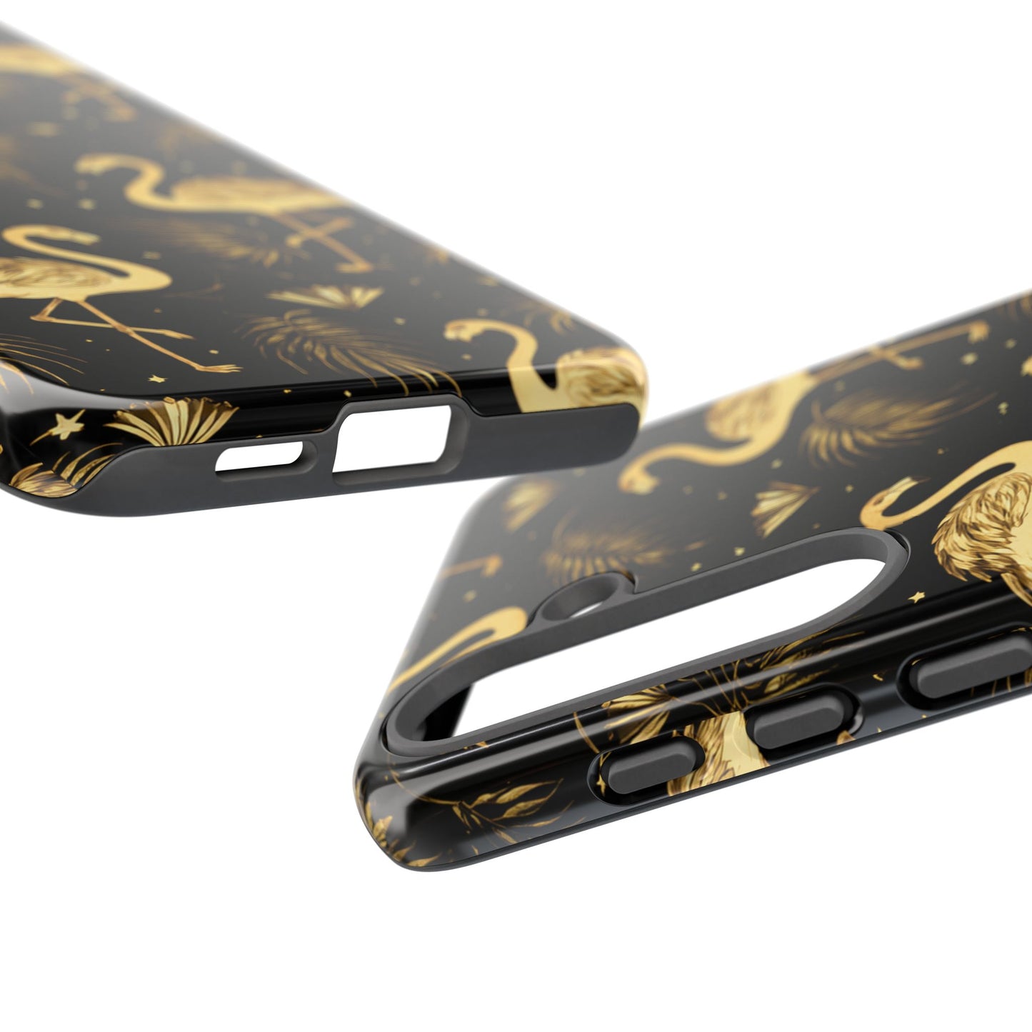 "Gold Flamingo" Mobile Phone Case