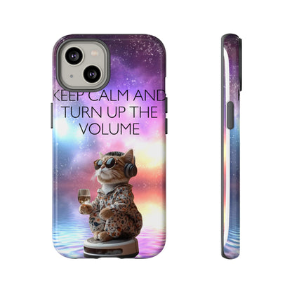 "Keep calm and turn up the Volume" Mobile Phone Case (mix)