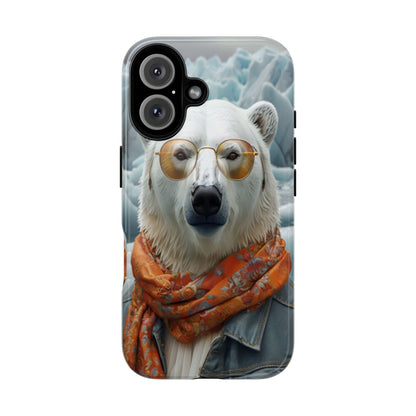 "Urban Zen Polar Bear" Mobile Phone Case