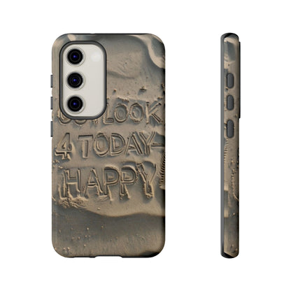 "Life is Short.  Be Happy" Mobile Phone Case