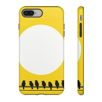 "The Feathered Assembly - Yellow" Mobile Phone Case