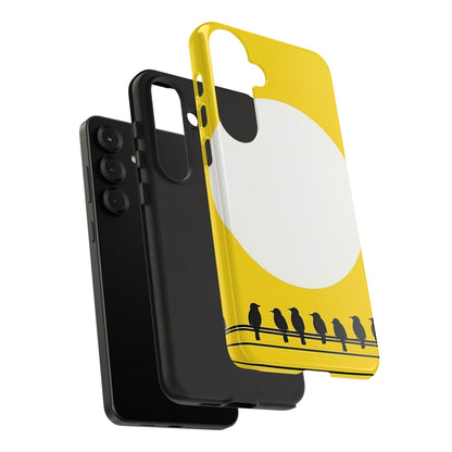 "The Feathered Assembly - Yellow" Mobile Phone Case