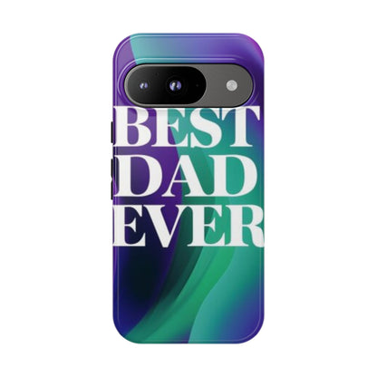 "Best Dad Ever" Mobile Phone Case (purple)