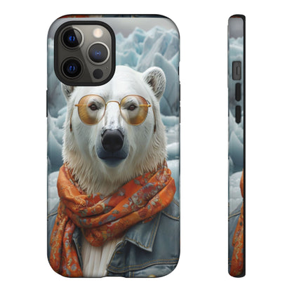 "Urban Zen Polar Bear" Mobile Phone Case