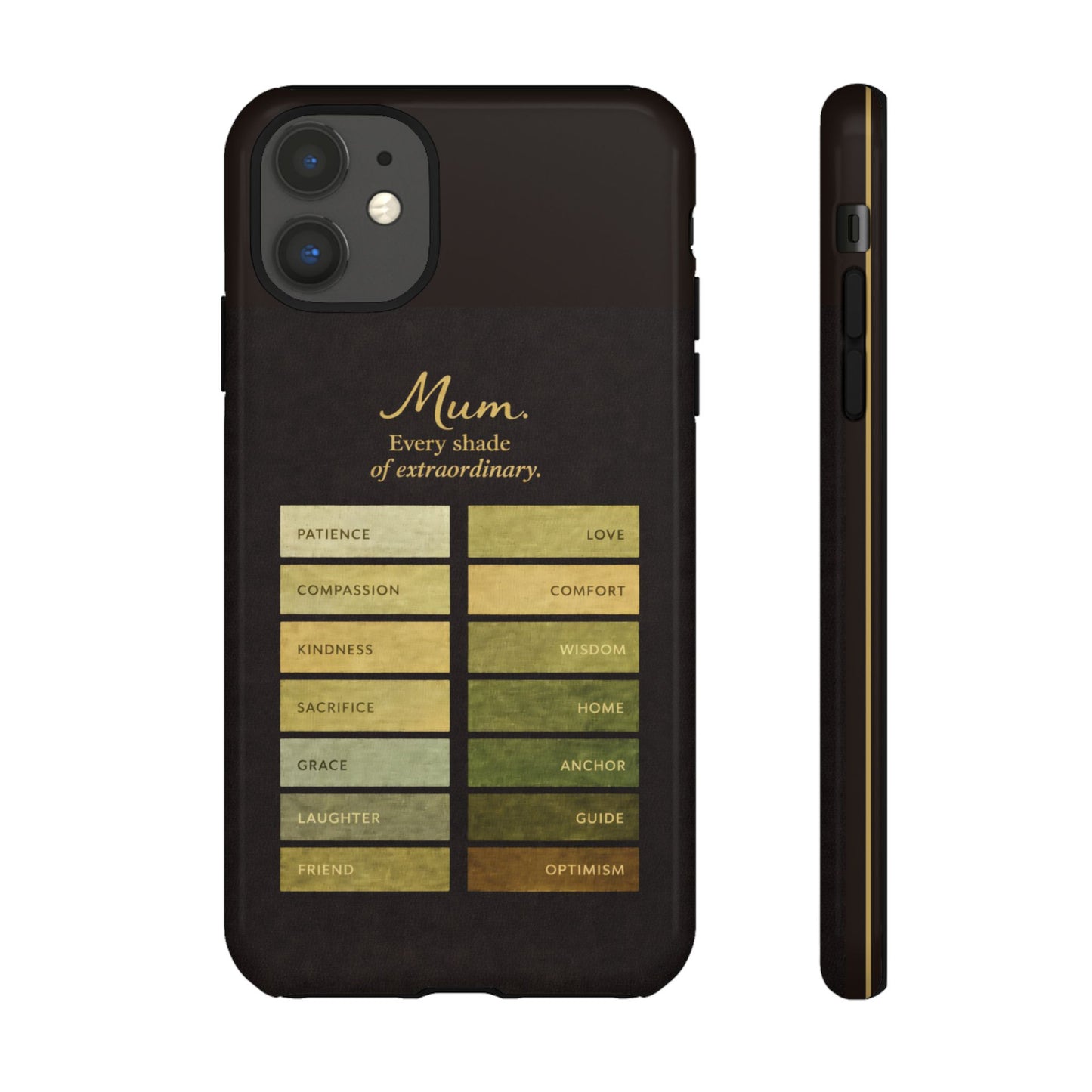 "Every Shade of Extraordinary" Mobile Phone Case (green)