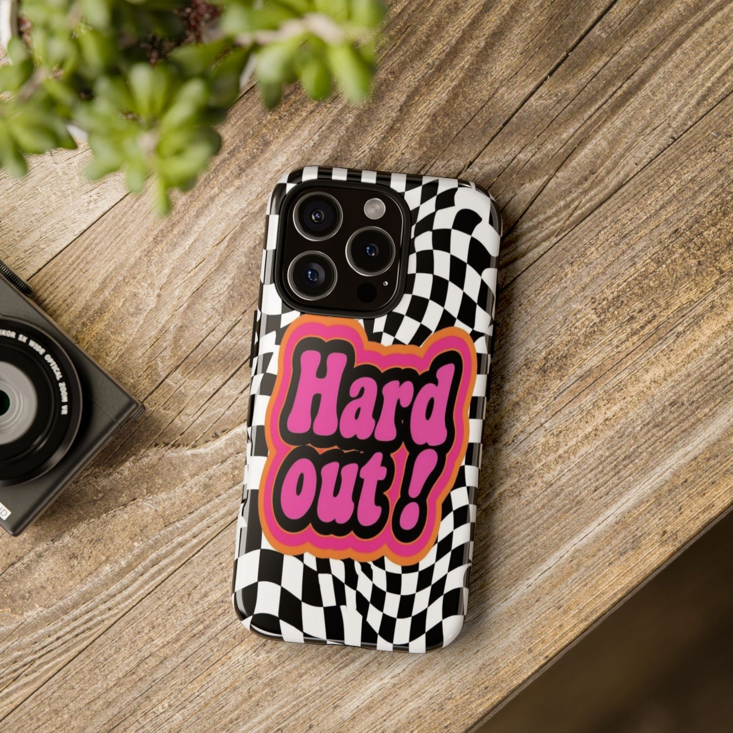 "Hard Out" Mobile Phone Case (pink)