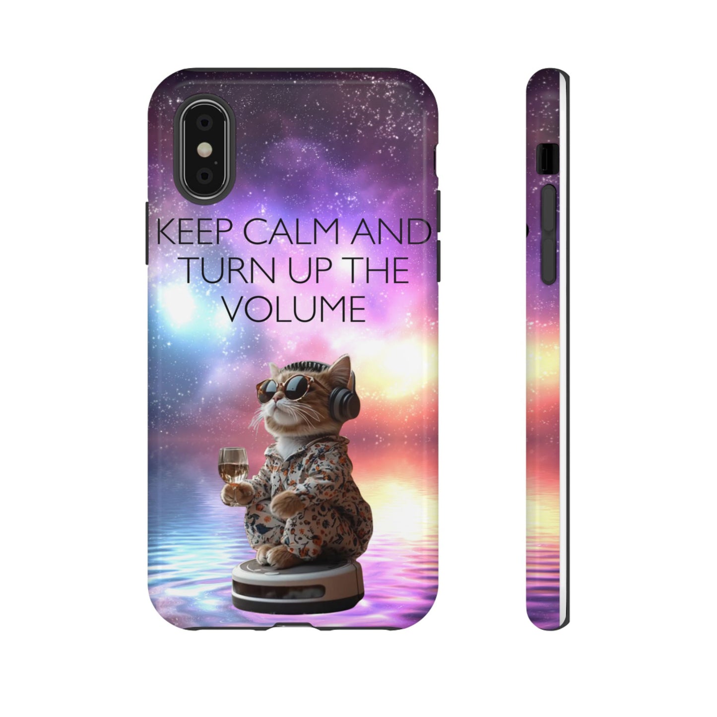 "Keep calm and turn up the Volume" Mobile Phone Case (mix)