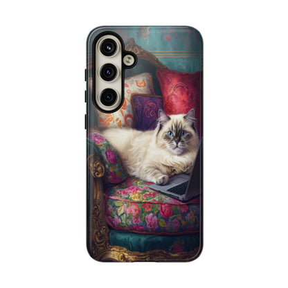 "Purr-sian Productivity" Mobile Phone Case
