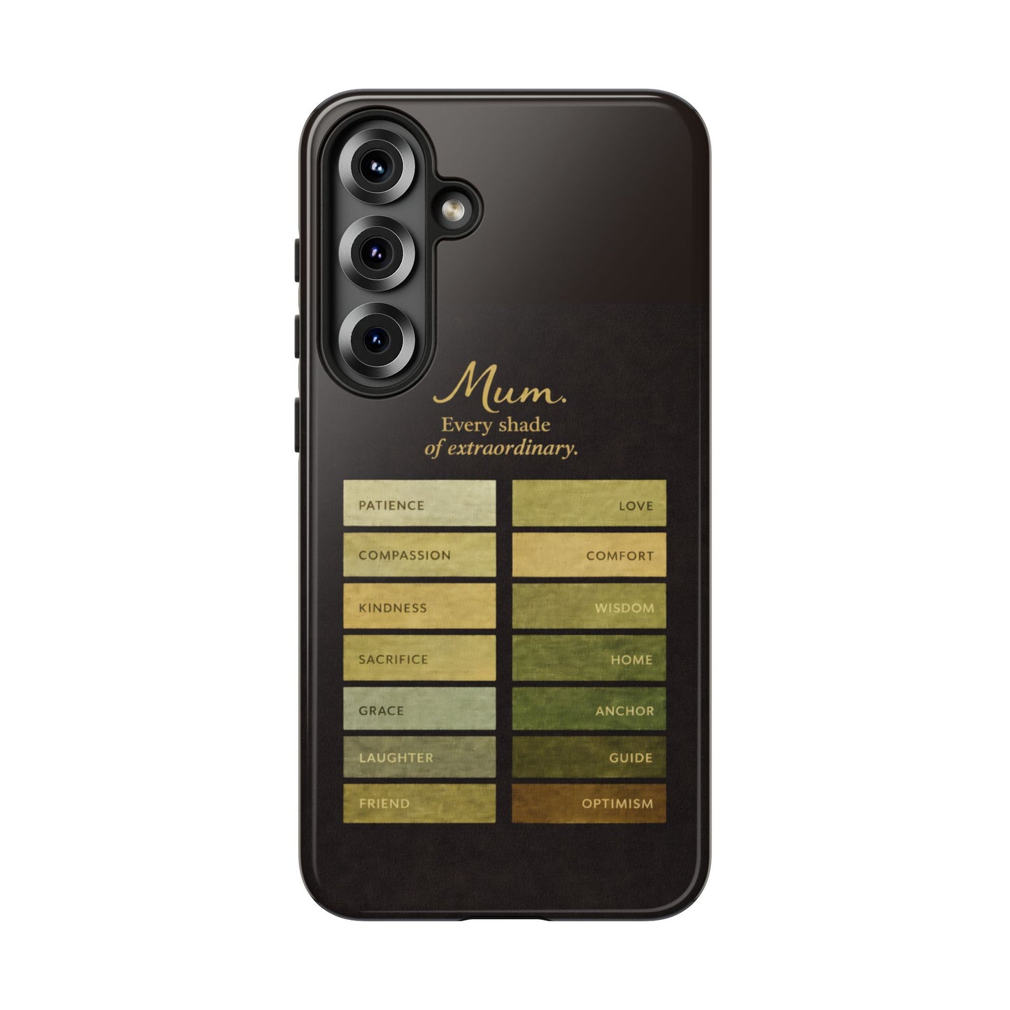 "Every Shade of Extraordinary" Mobile Phone Case (green)