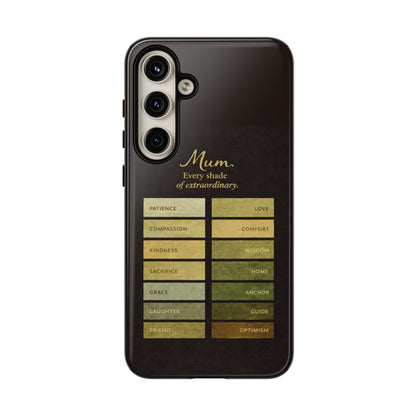"Every Shade of Extraordinary" Mobile Phone Case (green)