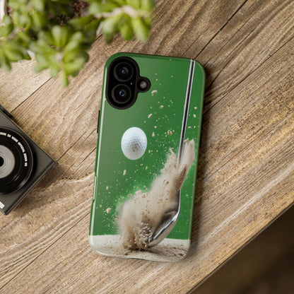 "Bunker Shot" Mobile Phone Case (light green)