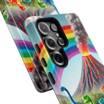 "Rainbow Dinosaurs" Mobile Phone Case