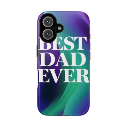 "Best Dad Ever" Mobile Phone Case (purple)