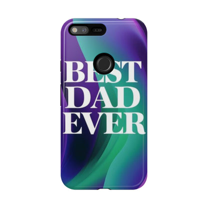 "Best Dad Ever" Mobile Phone Case (purple)
